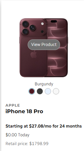 iPhone 18 Pro Max